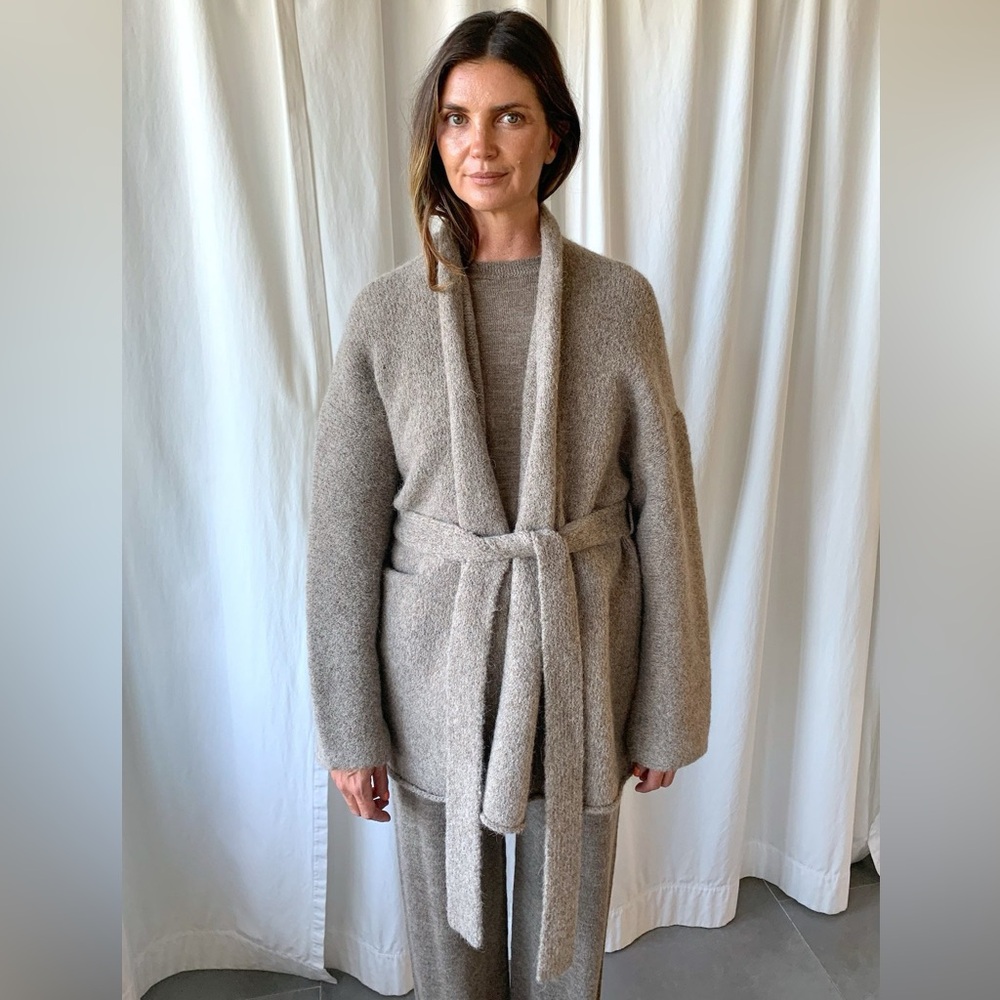 Lauren Mangoogian Coto Cardigan in DRIFTWOOD Size 1 (Small/Medium)